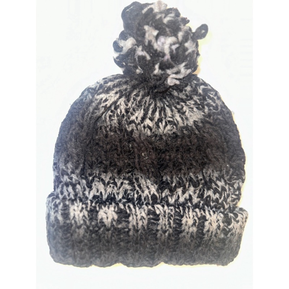 Gray & White Warm Winter Beanie